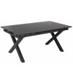 MESA COMEDOR EXTENSIBLE ANTRACITA 180 X 100 X 77 CM