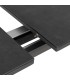 MESA COMEDOR EXTENSIBLE ANTRACITA