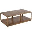 MESA CENTRO MARRÓN MADERA DE MANGO 130 X 80 X 45 CM