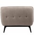 CHAISE LOUNGE TAUPE TEJIDO METAL