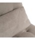 CHAISE LOUNGE TAUPE TEJIDO METAL