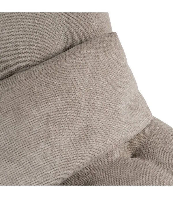 CHAISE LOUNGE TAUPE TEJIDO METAL