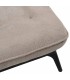 CHAISE LOUNGE TAUPE TEJIDO METAL