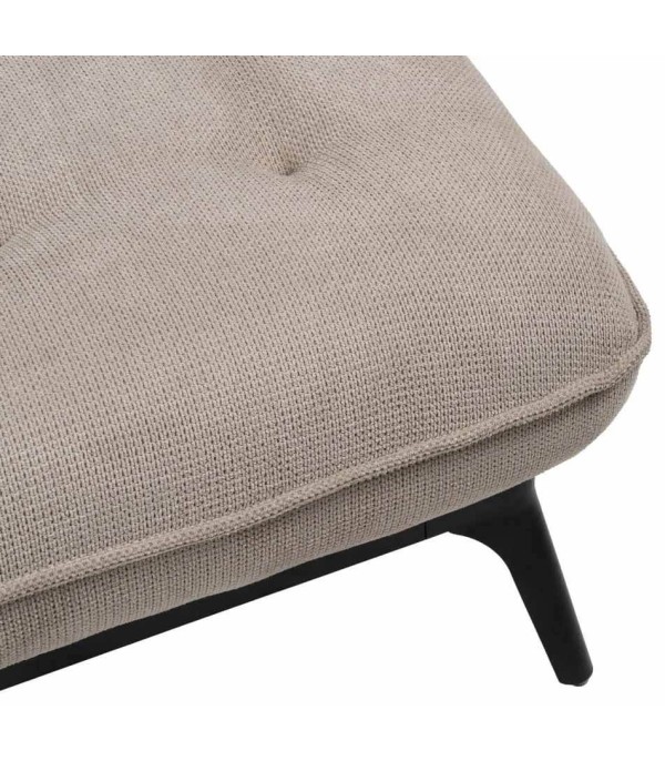 CHAISE LOUNGE TAUPE TEJIDO METAL