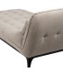 CHAISE LOUNGE TAUPE TEJIDO METAL