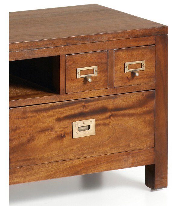 MUEBLE TV FLAMINGO 7 CAJONES 1 HUECO