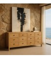 APARADOR NATURAL MADERA MINDI 170 X 40 X 88 CM