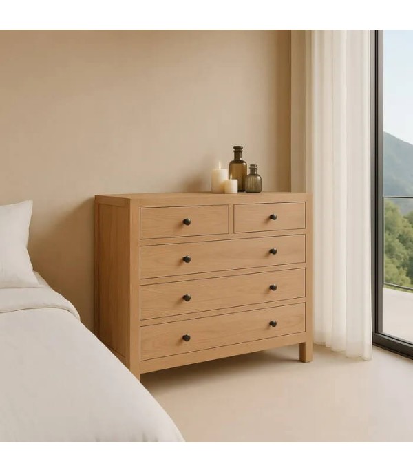 CÓMODA NATURAL MADERA MINDI