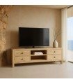 MUEBLE TV NATURAL MADERA MINDI 150 X 40 X 55 CM