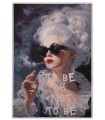 CUADRO "TO BE OR NOT TO BE" TEJIDO 130 X 190 CM