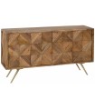 APARADOR NATURAL ORO MADERA DE MANGO 155 X 42 X 85 CM