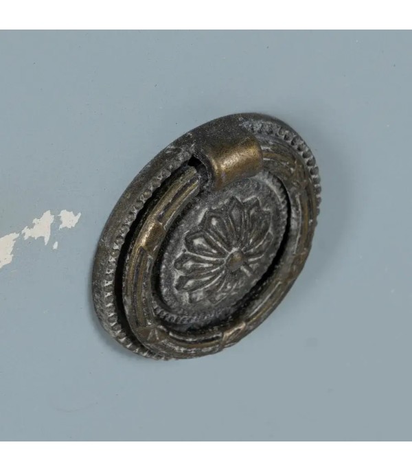 CÓMODA GRIS AZULADO MADERA