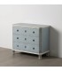 CÓMODA GRIS AZULADO MADERA 92 X 46 X 81 CM
