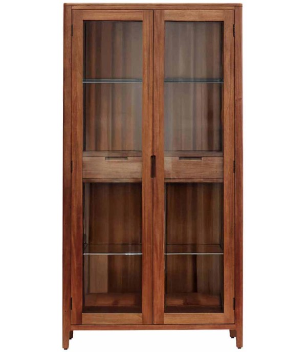 VITRINA OPORTO 2 CAJONES 2 PUERTAS MOYCOR