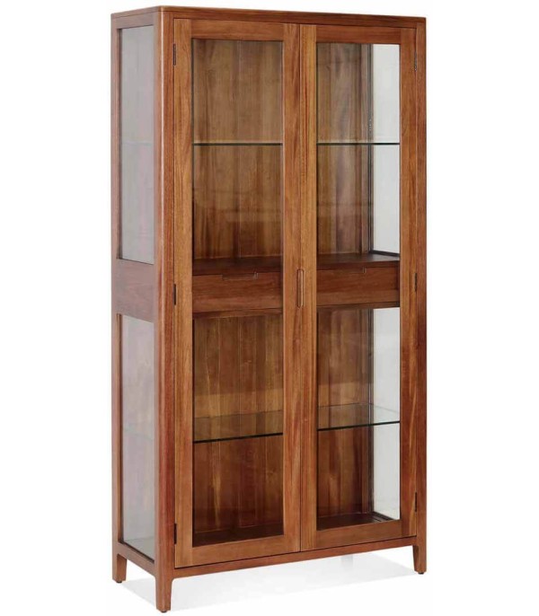 VITRINA OPORTO 2 CAJONES 2 PUERTAS MOYCOR