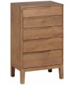 MUEBLE AUXILIAR NATURAL MADERA DE MANGO 60 X 40 X 100 CM