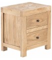 MESITA NATURAL MADERA MINDI DORMITORIO 45 X 35 X 50 CM
