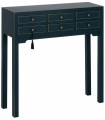 CONSOLA AZUL MADERA 85 X 26 X 85 CM