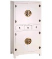 MUEBLE AUXILIAR BLANCO ORIENTAL 63 X 33 X 131 CM