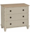 CÓMODA CREMA MADERA 80 X 38 X 73 CM