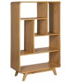 ESTANTERÍA NATURAL MADERA MINDI   90 X 40 X 150 CM