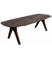 MESA COMEDOR MARRÓN MADERA DE MANGO 260 X 100 X 76 CM