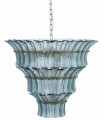 LÁMPARA TECHO VERDE CRISTAL 70 X 70 X 56 CM