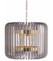 LÁMPARA TECHO ORO GRIS CRISTAL 49,50 X 49,50 X 40 CM