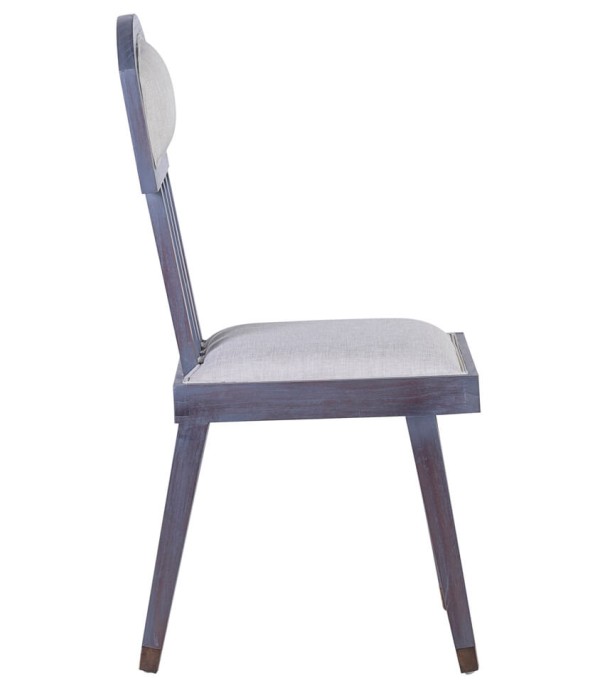 SILLA SPARTAN AZUL TAPIZADA