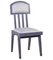 SILLA SPARTAN AZUL TAPIZADA
