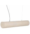 LÁMPARA TECHO BEIGE PAPEL METAL 1,20 X 1,20 X 20 CM