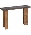 CONSOLA NATURAL MARRÓN MADERA DE MANGO 115 X 35 X 76 CM