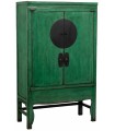 ARMARIO VERDE MADERA MDF 108 X 48 X 175 CM