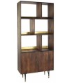ESTANTERÍA MANGO METAL MARRON OSCURO 90X35X200 CM